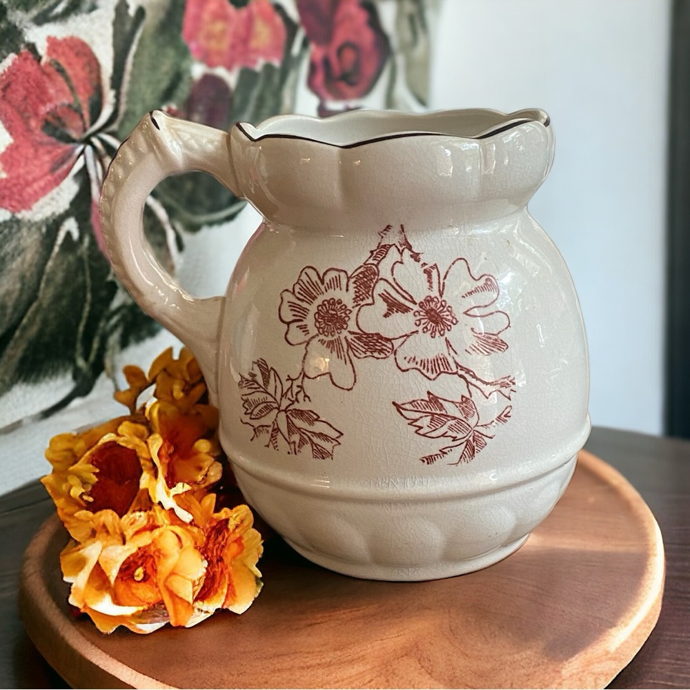 Antique transferware small pitcher - Picture 2 of 6